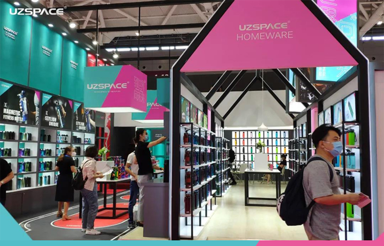 UZSPACEPA视讯水杯参加深圳礼品展，解锁礼品定制新功能